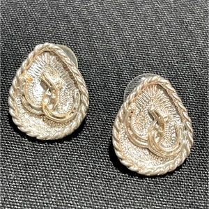 SOLD…..Classic Sterling Western Earrings
